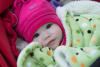 Claira Bundled Up In The Stroller