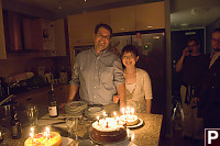 John And Helen Behind Cakes