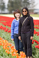 Helen And Roshini In Field