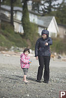 Claira And Helen At The Beach