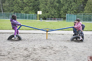 Nara Claira On Teeter Totter