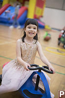 Claira Riding Plasma Car