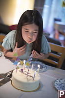 Nara Blowing Out Candles