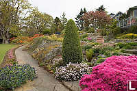 Rock Garden In Front Of House