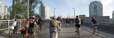 Onto Granville St Bridge