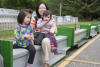 Helen Nara And Claira On Train