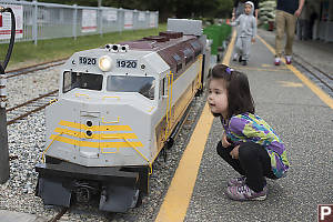 Nara Looking Inside Engine