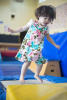 Claira On Bouncing On Pony Trampoline