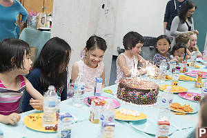 Claira With Birthday Cake