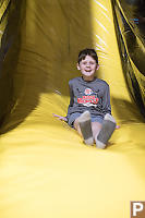 James At The Bottom Of The Slide