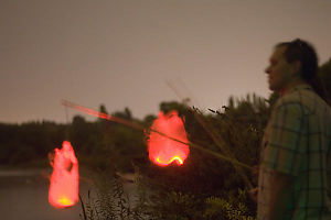 Simple Lanterns Look At Lake