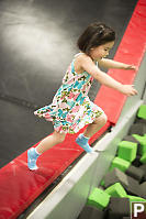 Nara Jumping Into Foam Pit