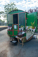 Flowers For Sale On Trailer