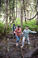 Walking Muddy Trail