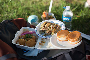 Inari Gyoza And Red Bean Cakes