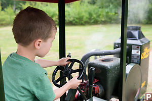 Marcus Behind The Wheel