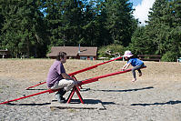 Nara And John On Teeter Totter Hg