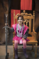 Claira On Throne