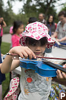 Claira With Violin