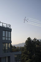 Snowbirds Pretending To Be Bigger Airplane