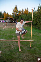 Andrews Horse Clearing The Hurdle