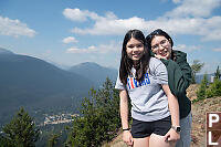 Claira And Nara At Overlook