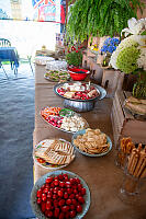 Lunch Buffet Set Out