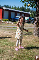 Madison Throwing Apples