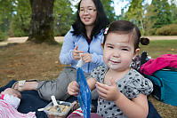 Nara Eating Cream Cheese From The Lid