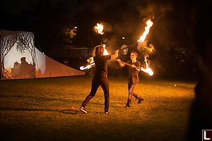 Fire Staff Fighting