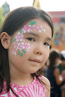 Nara With Flowers Face Paint