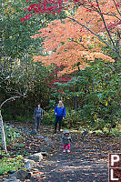 Claira Running To Dad In Garden