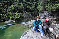 Mark And Eric At Rivers Entrance