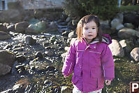 Nara Standing In Creek