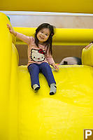 Nara At Top Of Bouncy Castle