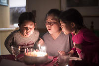 Blowing Out Birthday Candles