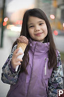 Claira With Ice Cream