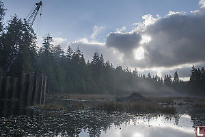 Sheet Piles In Beaver Lake