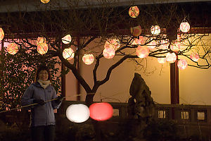 Helen With Tree Lit