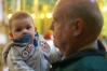 James And Grandpa At Carousel