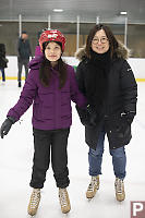 Claira And Helen On Ice