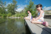 On Dock Watching Water