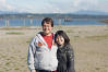 John And Helen At Cresent Beach