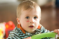 Marcus With Green Toy