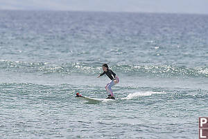 Claira Standing On Board