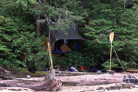 Kayaking Camp on the Beach