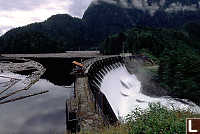 Link Lake Dam at Ocean Falls