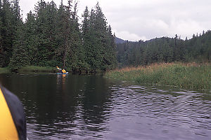 Kayaking up Nootsum River