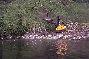 Log Loading Crane at Doc Creek (Nootsum River)