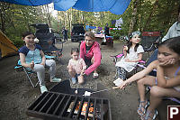 Kids Roasting Marshmallows